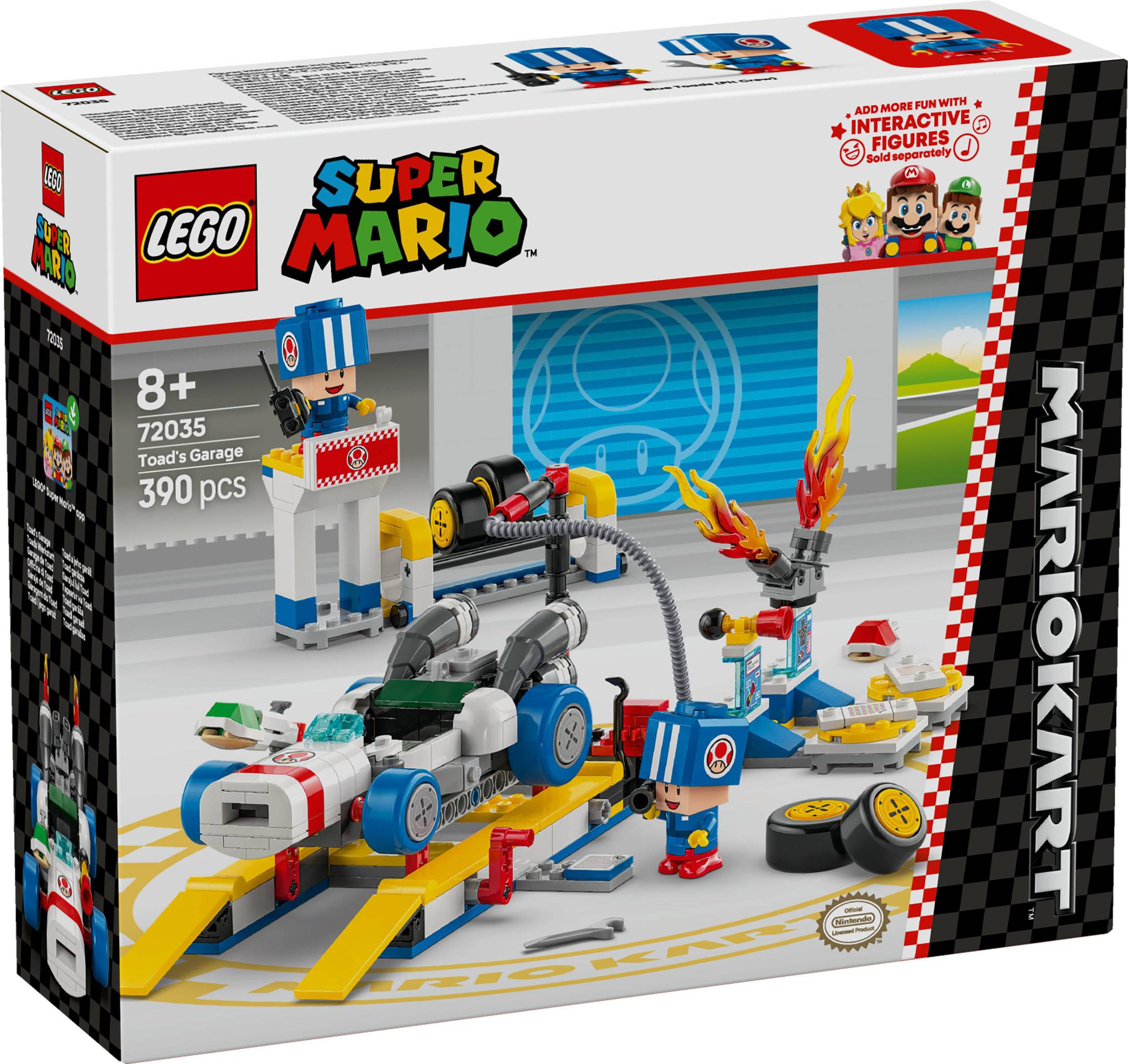 Svět dětí - LEGO® Super Mario 72035 Mario Kart – Toad a jeho garáž