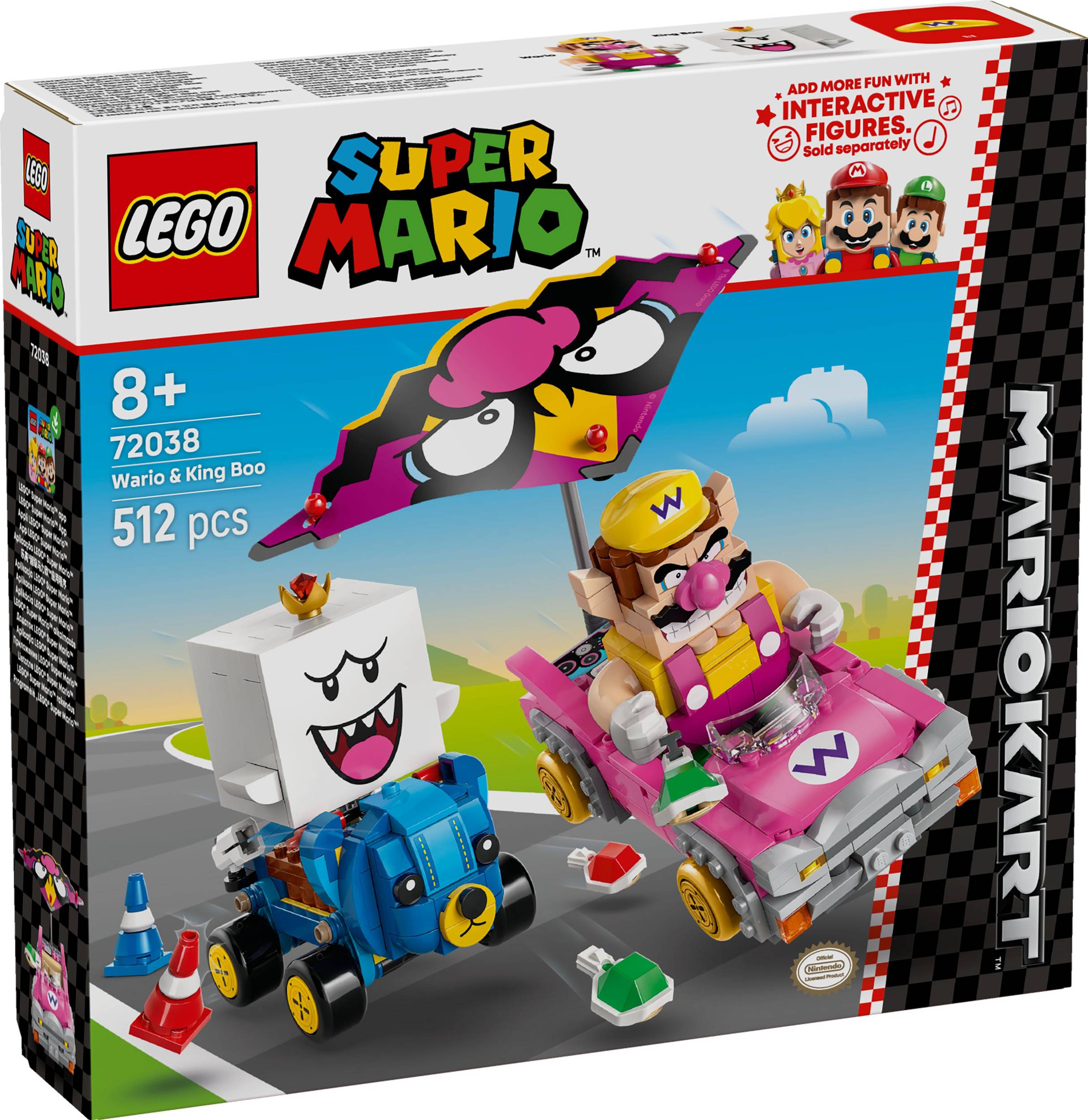 Svět dětí - LEGO® Super Mario 72038 Mario Kart – Wario a King Boo