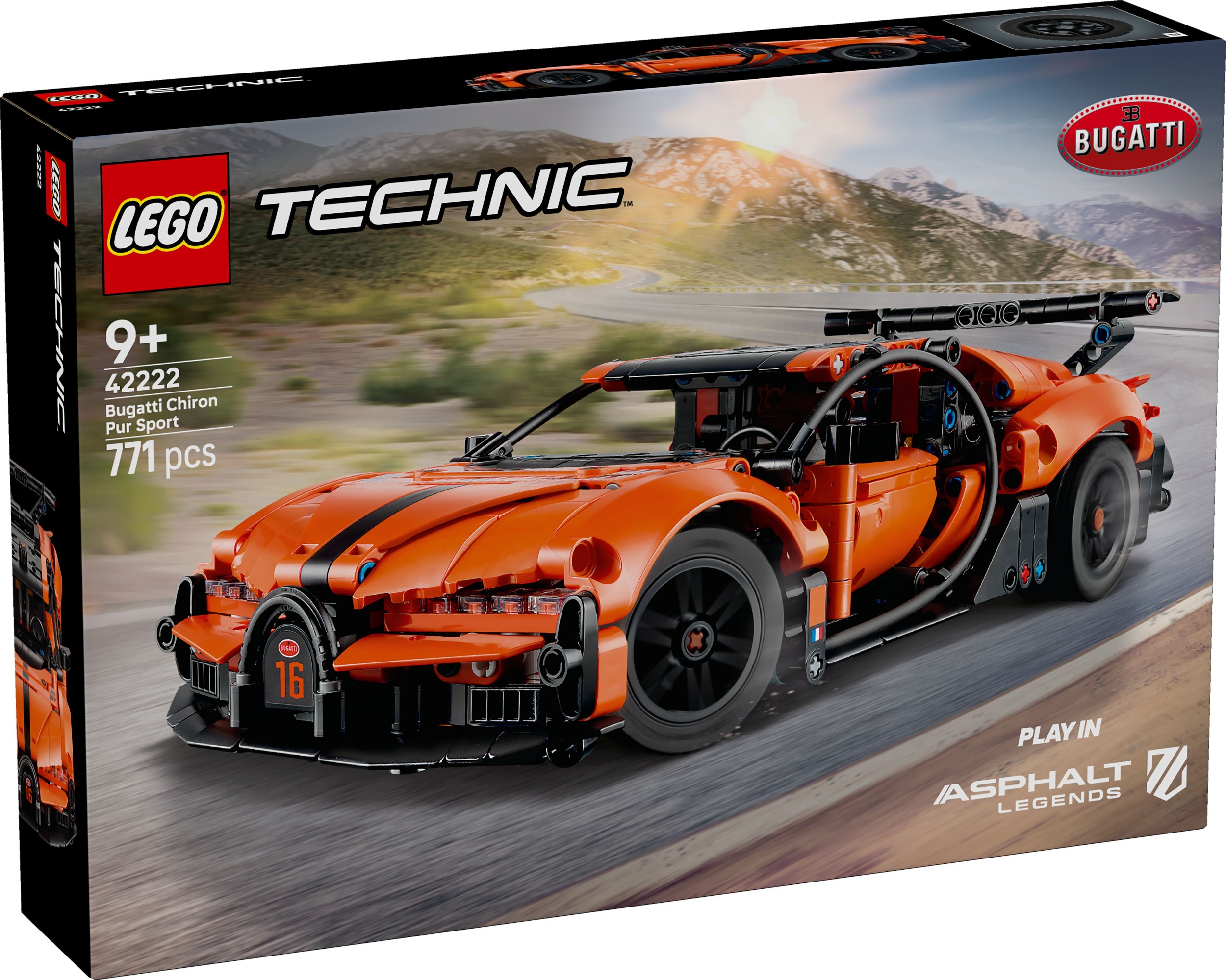 Svět dětí - LEGO® Technic 42222 Hyperauto Bugatti Chiron Pur Sport