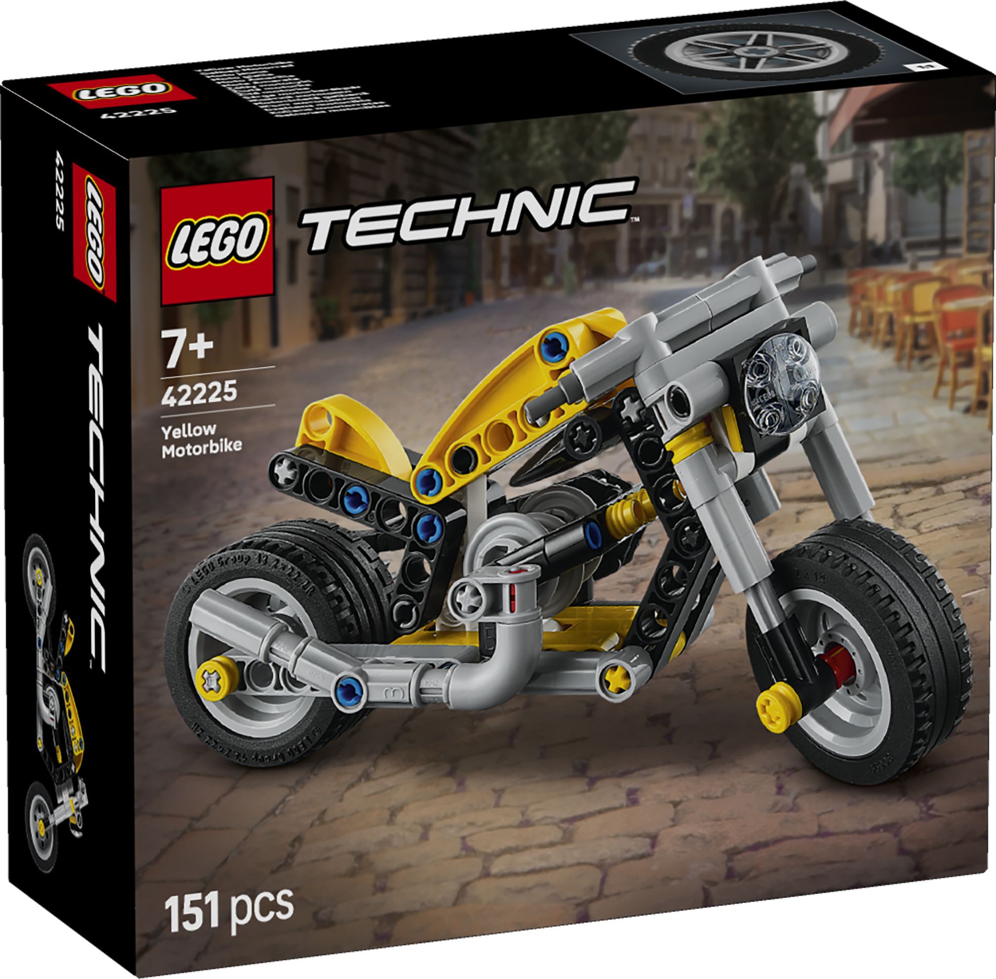 Svět dětí - LEGO® Technic 42225 Žlutá motorka