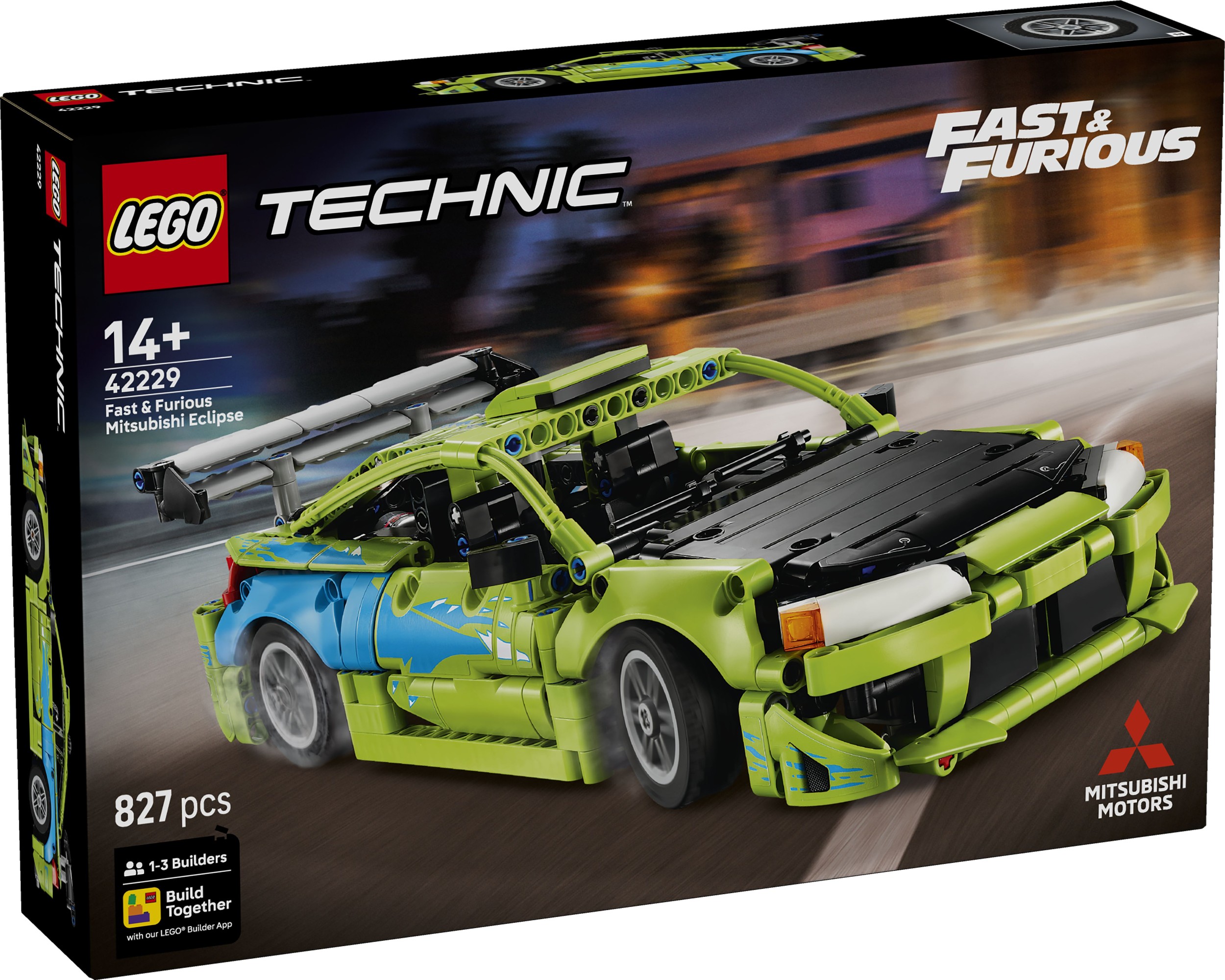 Svět dětí - LEGO® Technic 42229 Auto Fast and Furious Mitsubishi Eclipse