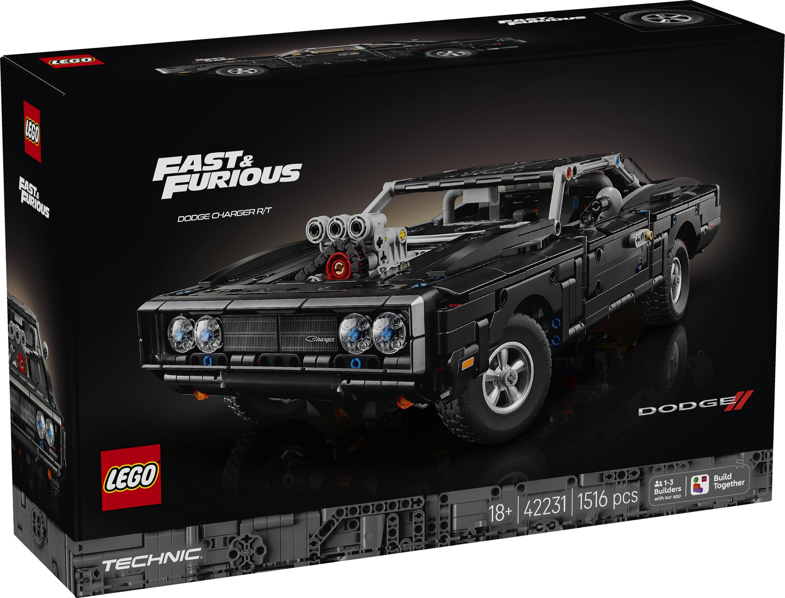 Svět dětí - LEGO® Technic 42231 Auto Fast and Furious Dodge Charger R/T