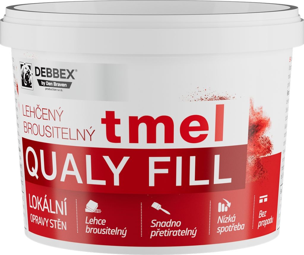 Domácnost a Zahrada - Lehčený brousitelný tmel QUALY FILL 250 ml