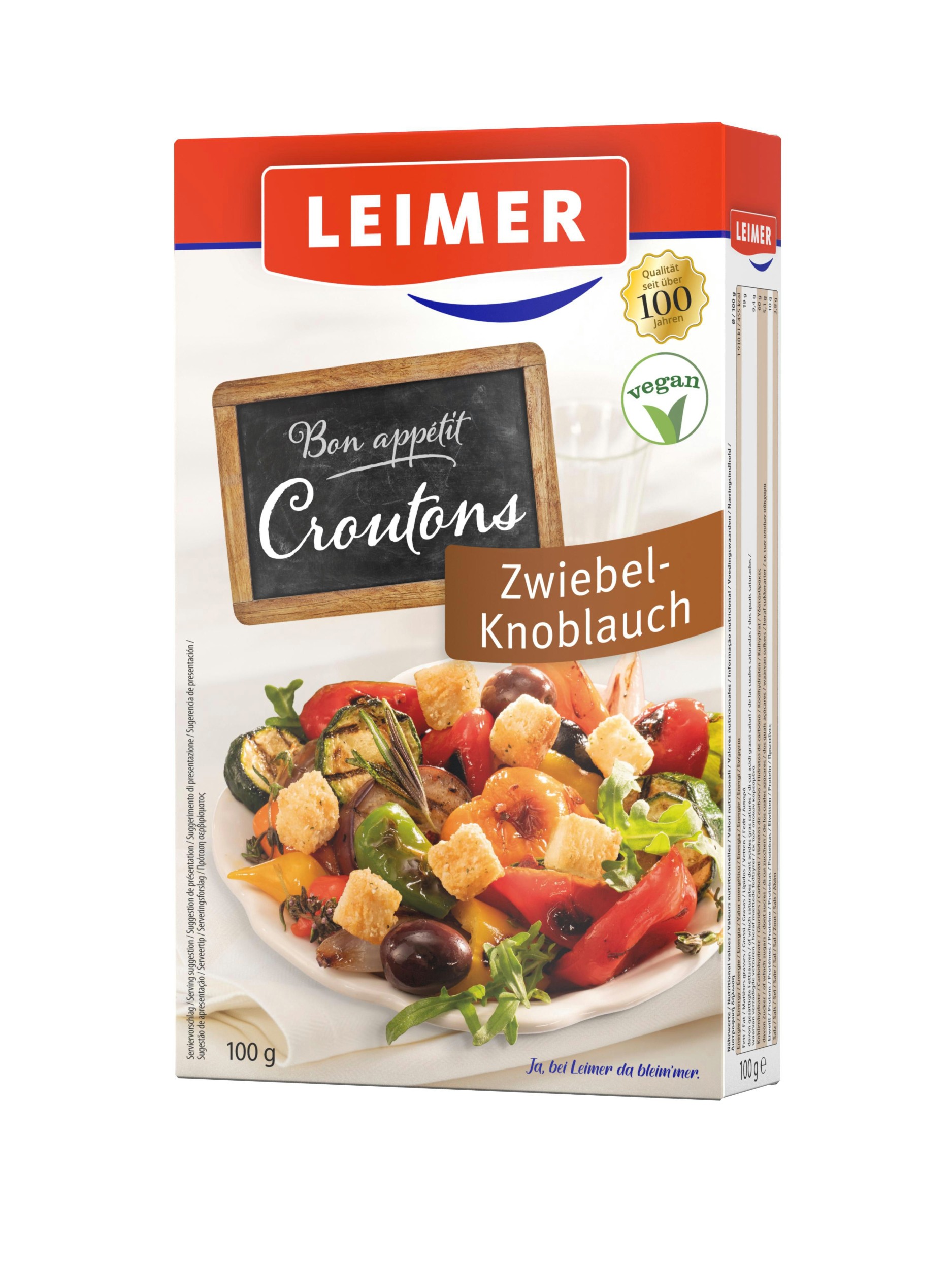 Trvanlivé potraviny - Leimer Krutony cibule a česnek 100g