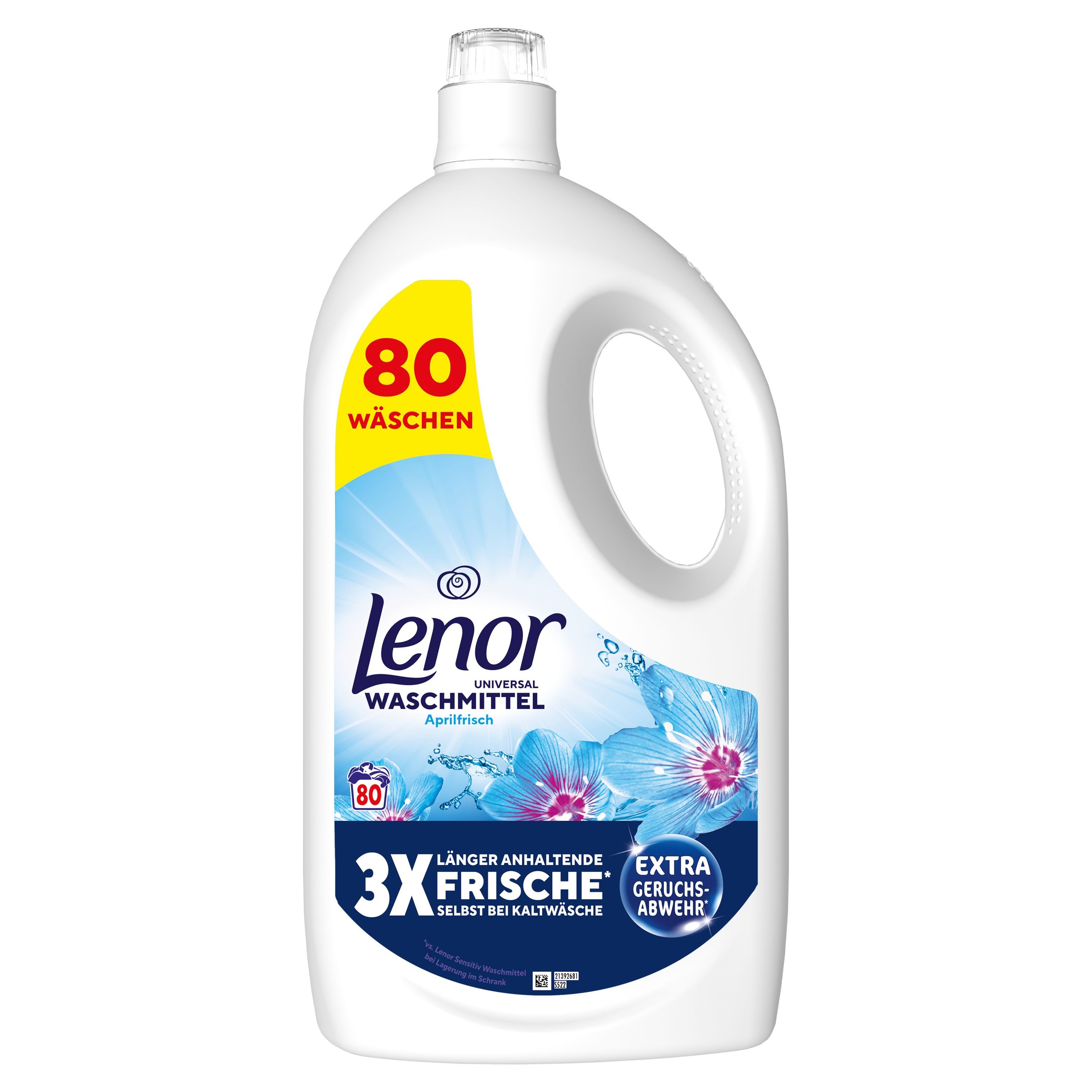 Drogerie a kosmetika - Lenor Gel Universal Aprilfrisch 4l, 80 praní