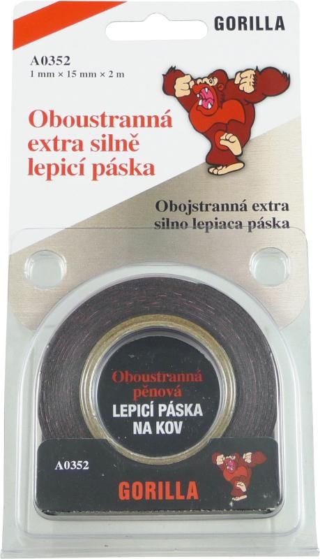 Domácnost a Zahrada - Lepící páska oboustranná 15mm x 2m silně lepící