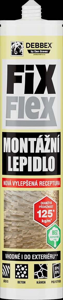 Domácnost a Zahrada - Lepidlo montážní Fix Flex 280 ml