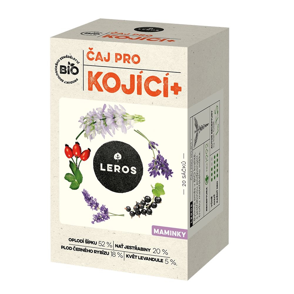 Zdravý svět - Leros BIO Čaj pro kojící+ 20x2g