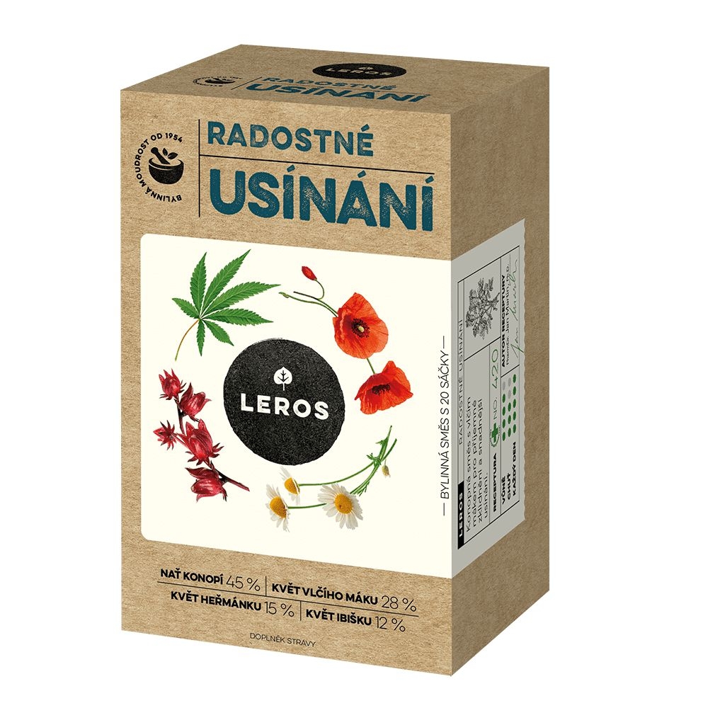 Nápoje - Leros Čaj radostné usínání 30g