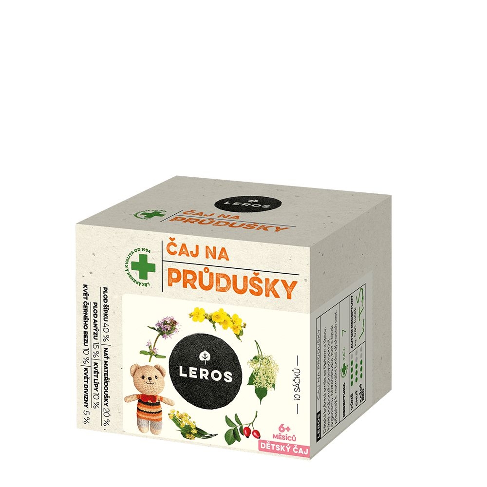 Svět dětí - Leros Dětský čaj na průdušky 10x1,5g