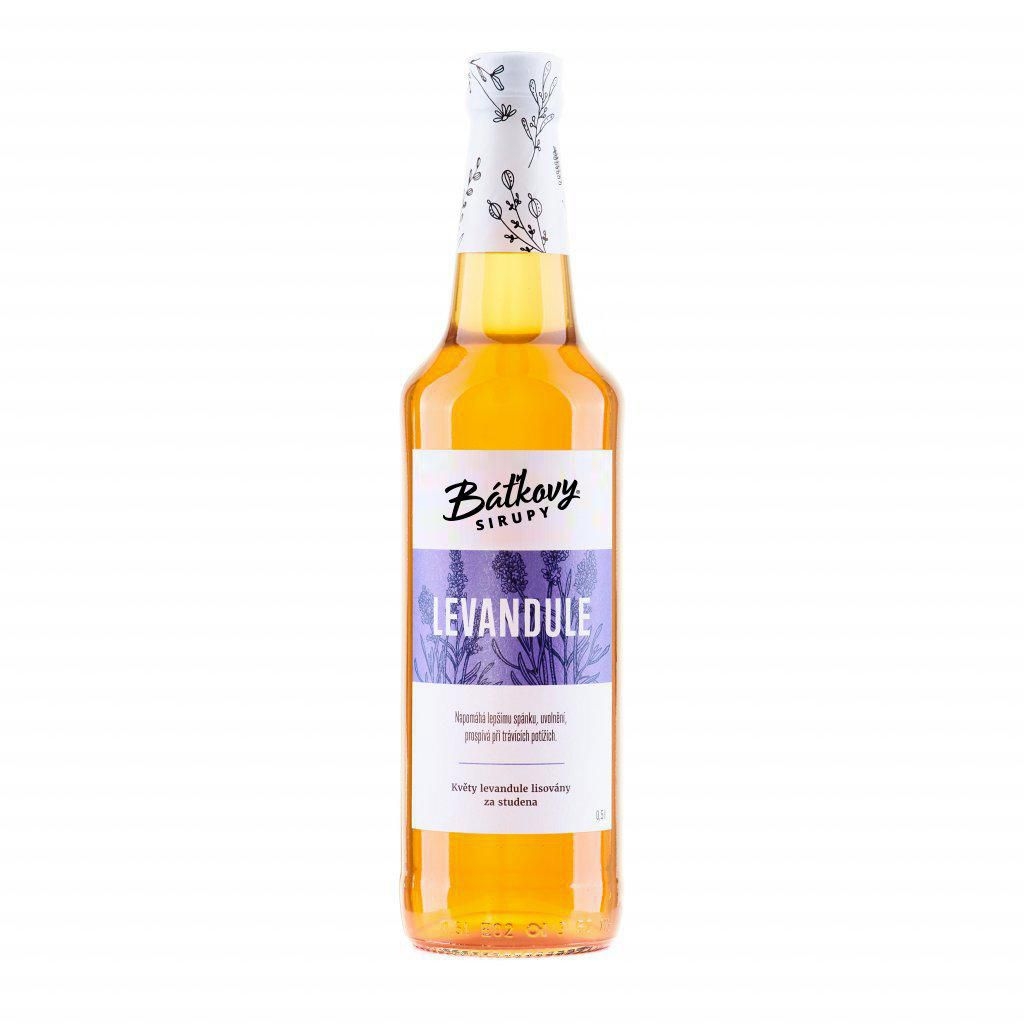 Nápoje - Levandulový sirup Báťkovy sirupy 500 ml