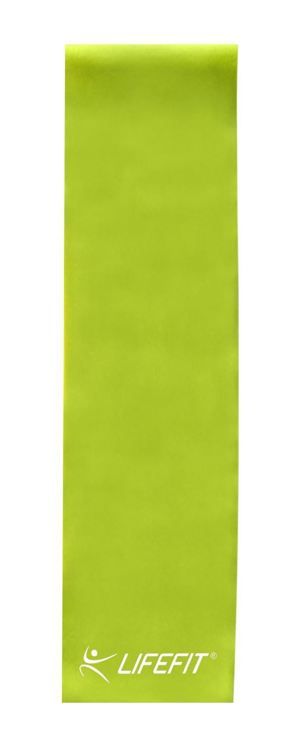 Domácnost a Zahrada - Lifefit Posilovací guma Flexband 0,55 mm zelená
