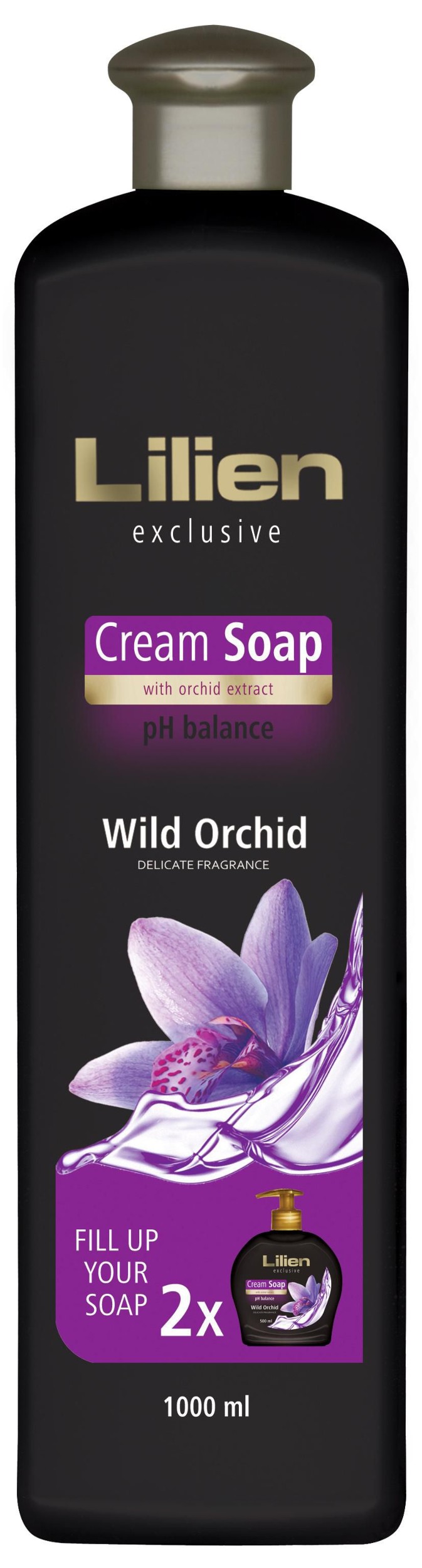 Drogerie a kosmetika - Lilien Cream soap Wild Orchid 1000 ml