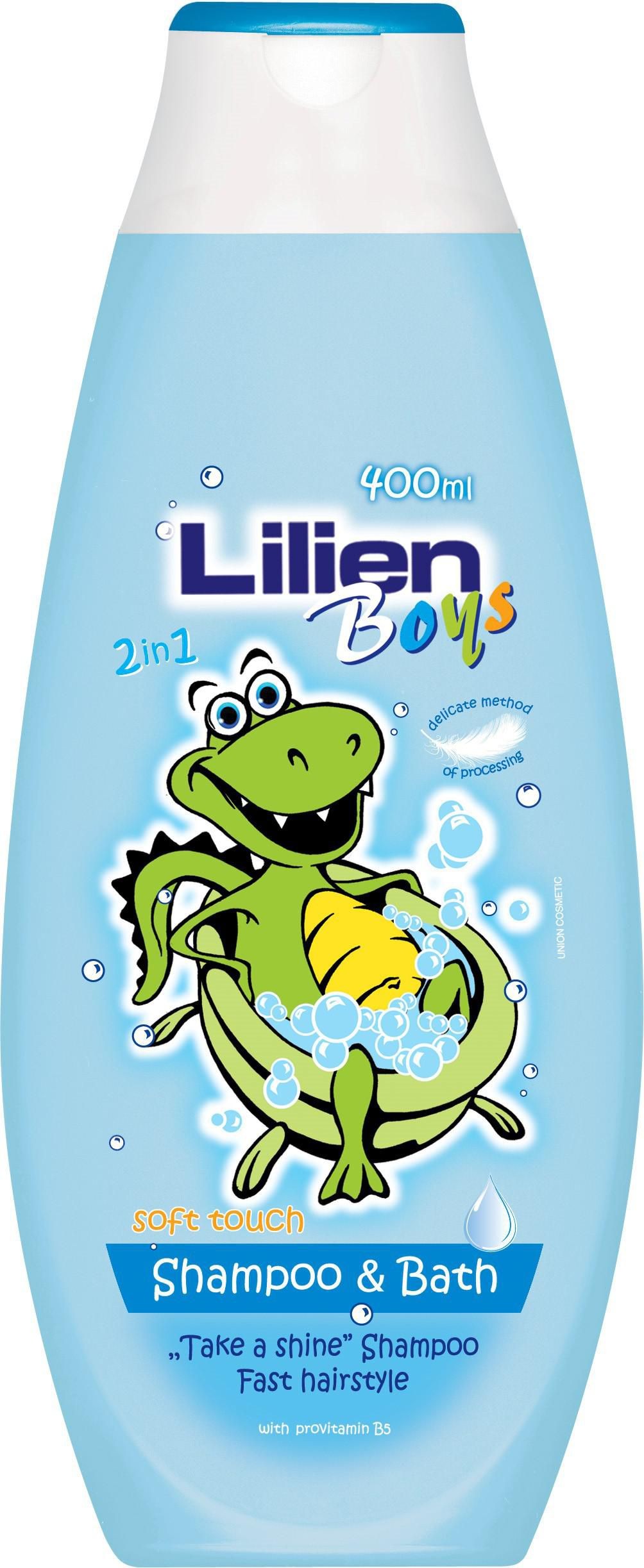 Svět dětí - Lilien Dětský šampon & pěna 2v1 pro chlapce 400 ml