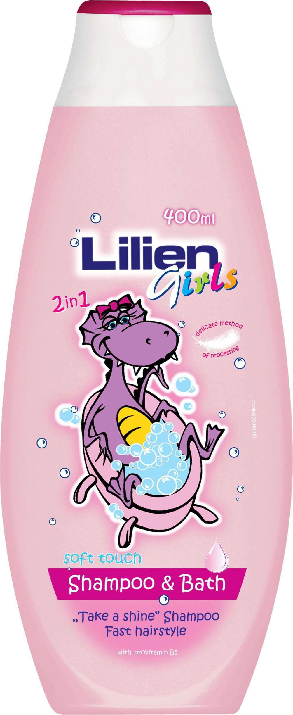 Svět dětí - Lilien Dětský šampon & pěna 2v1 pro dívky 400 ml
