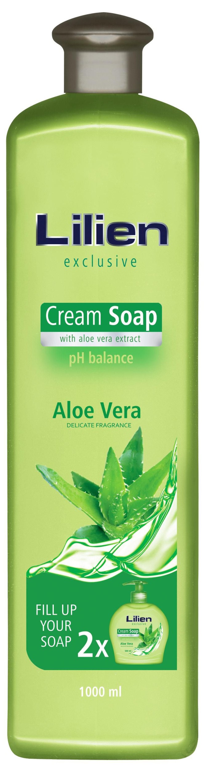 Drogerie a kosmetika - LILIEN TEKUTÉ MÝDLO NÁHRADNÍ Aloe 1000ML