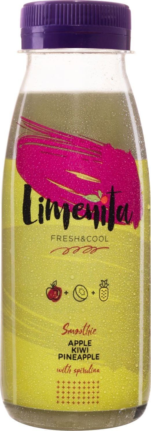 Nápoje - Limeñita Fresh& Cool Smoothie jablko, kiwi a ananas 250 ml