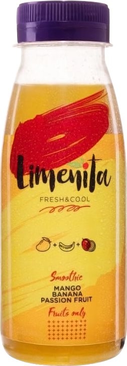 Nápoje - Limeňita Fresh & Cool Smoothie mango, banán & maracuja 250 ml