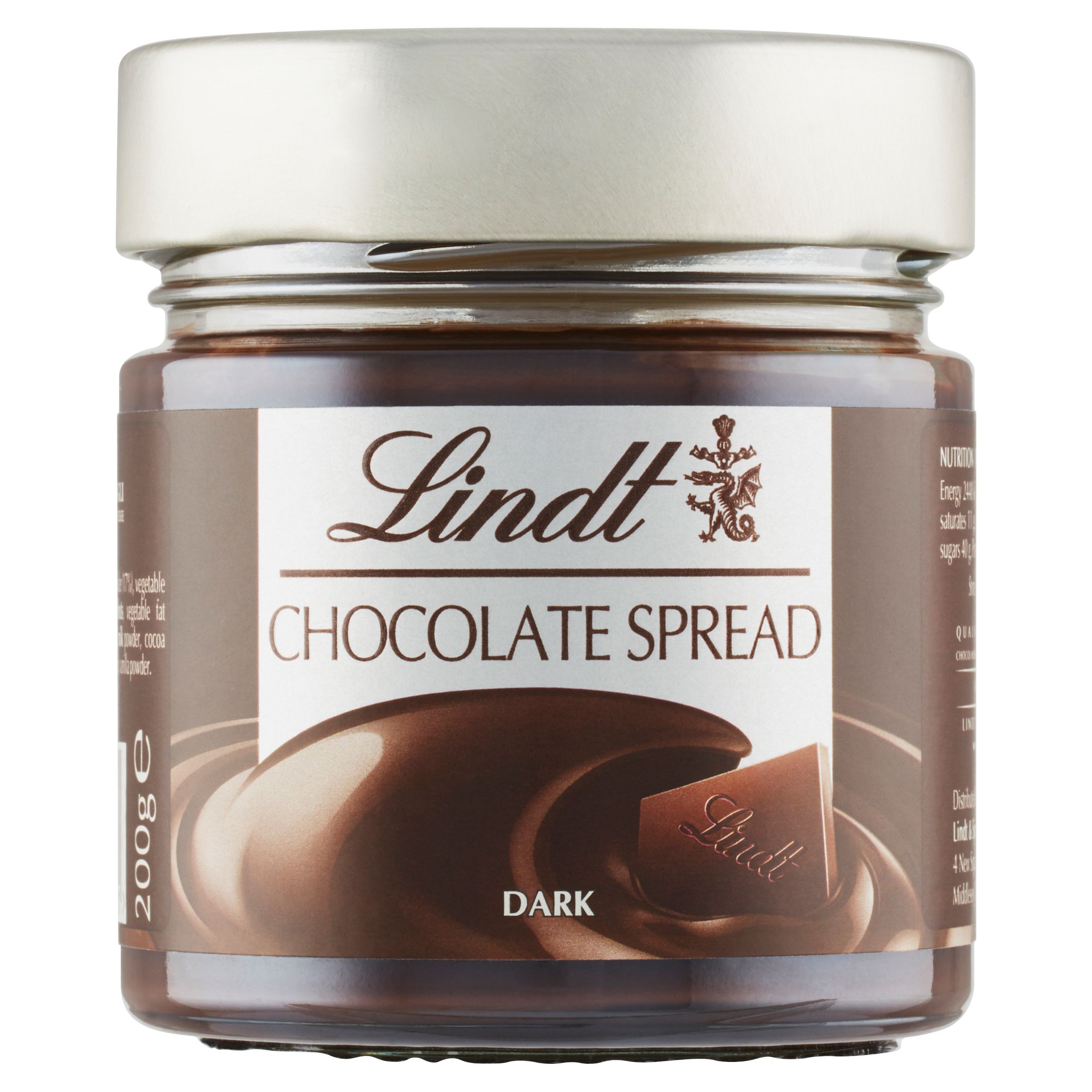 Trvanlivé potraviny - Lindt Dark Čokoládový krém 210 g