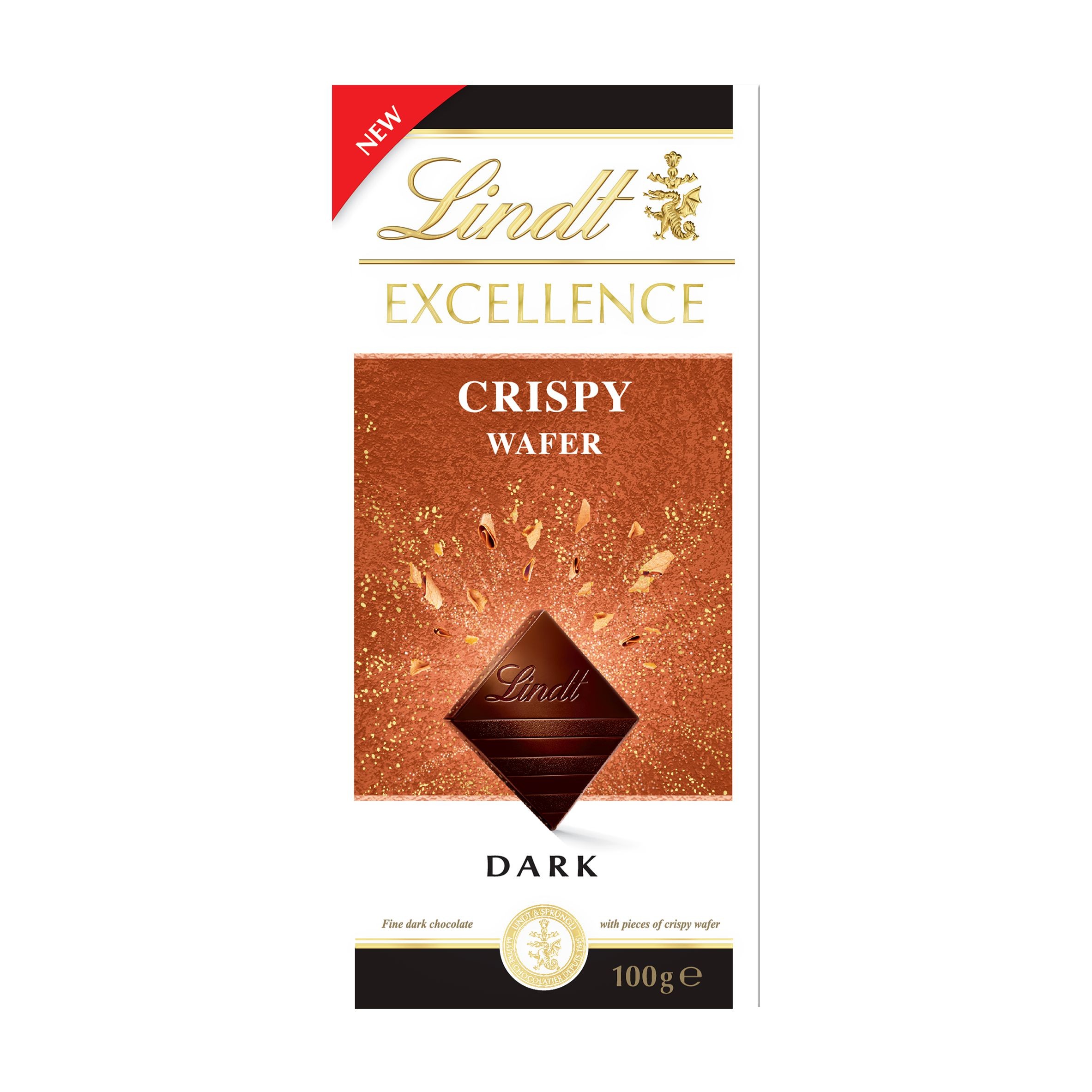 Trvanlivé potraviny - Lindt Excellence hořká s oplatkou 100g
