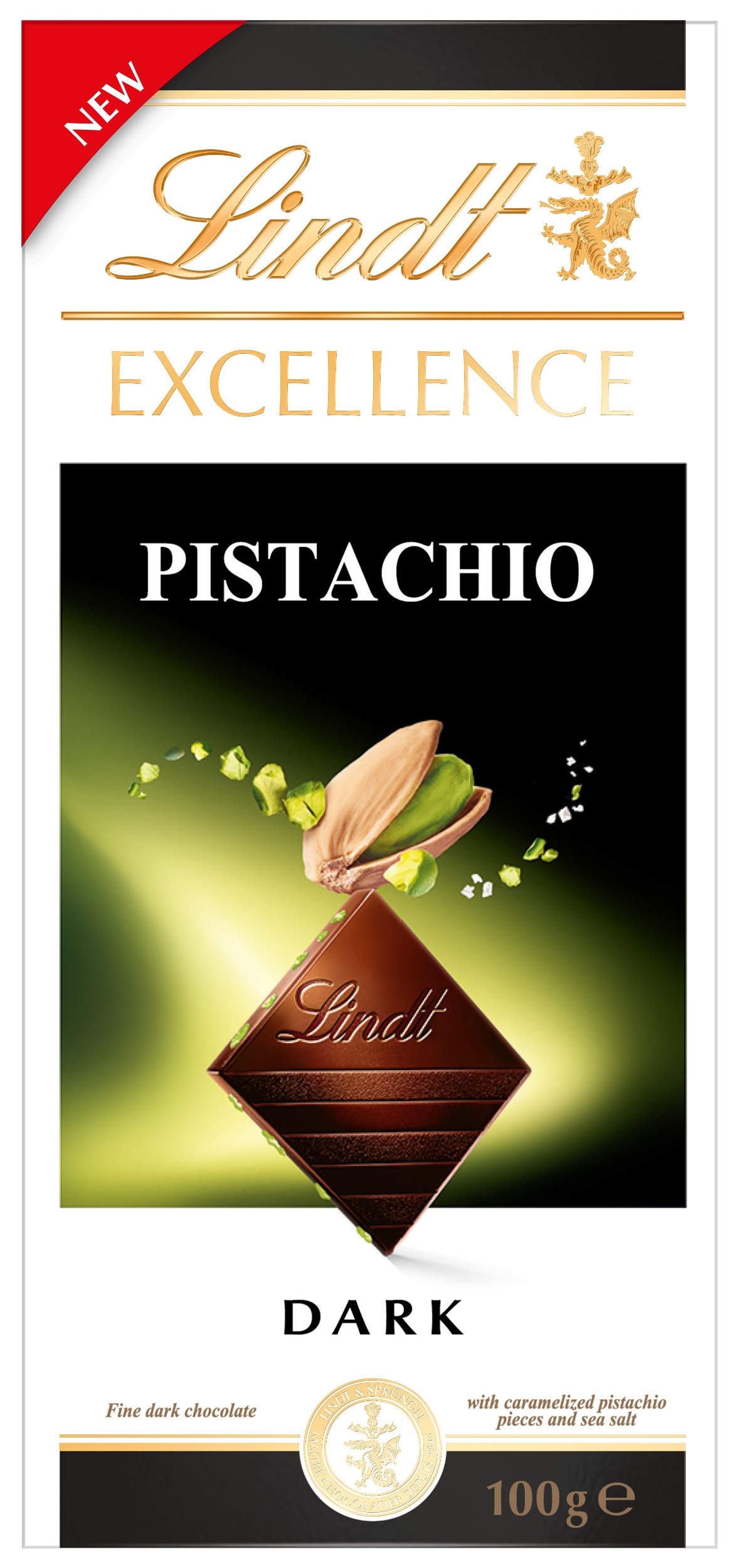 Trvanlivé potraviny - Lindt Excellence Pistácie 100g