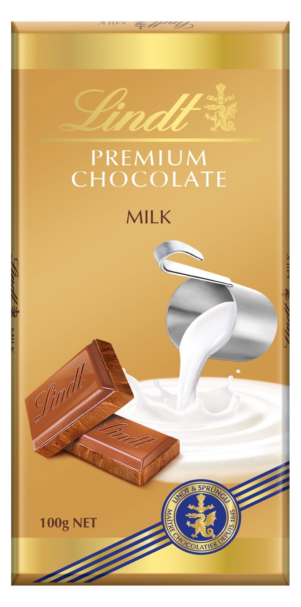 Trvanlivé potraviny - Lindt Gold Mléčná čokoláda 100g