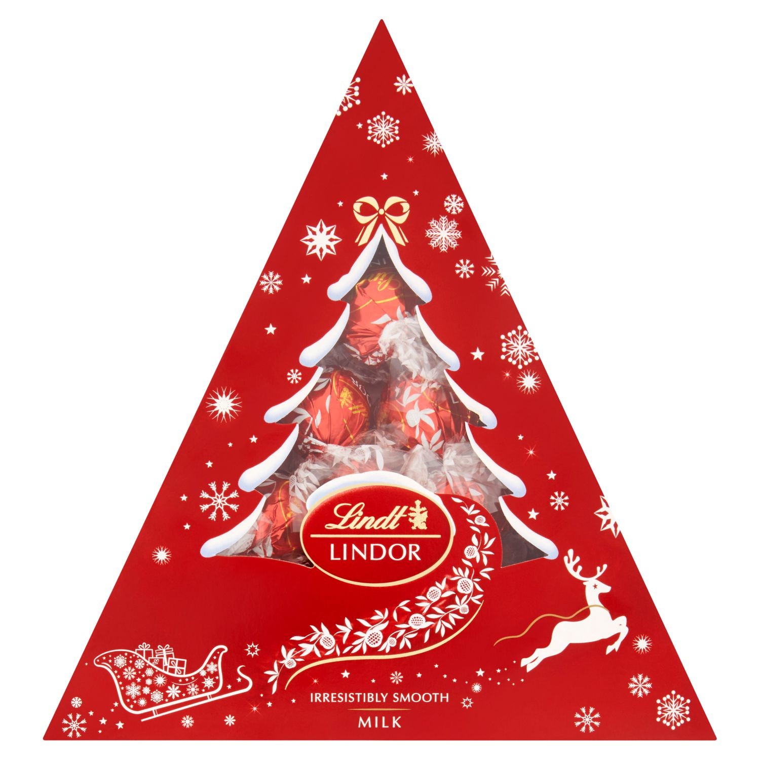 Trvanlivé potraviny - Lindt Lindor Mléčná čokoláda s jemnou krémovou náplní 125g