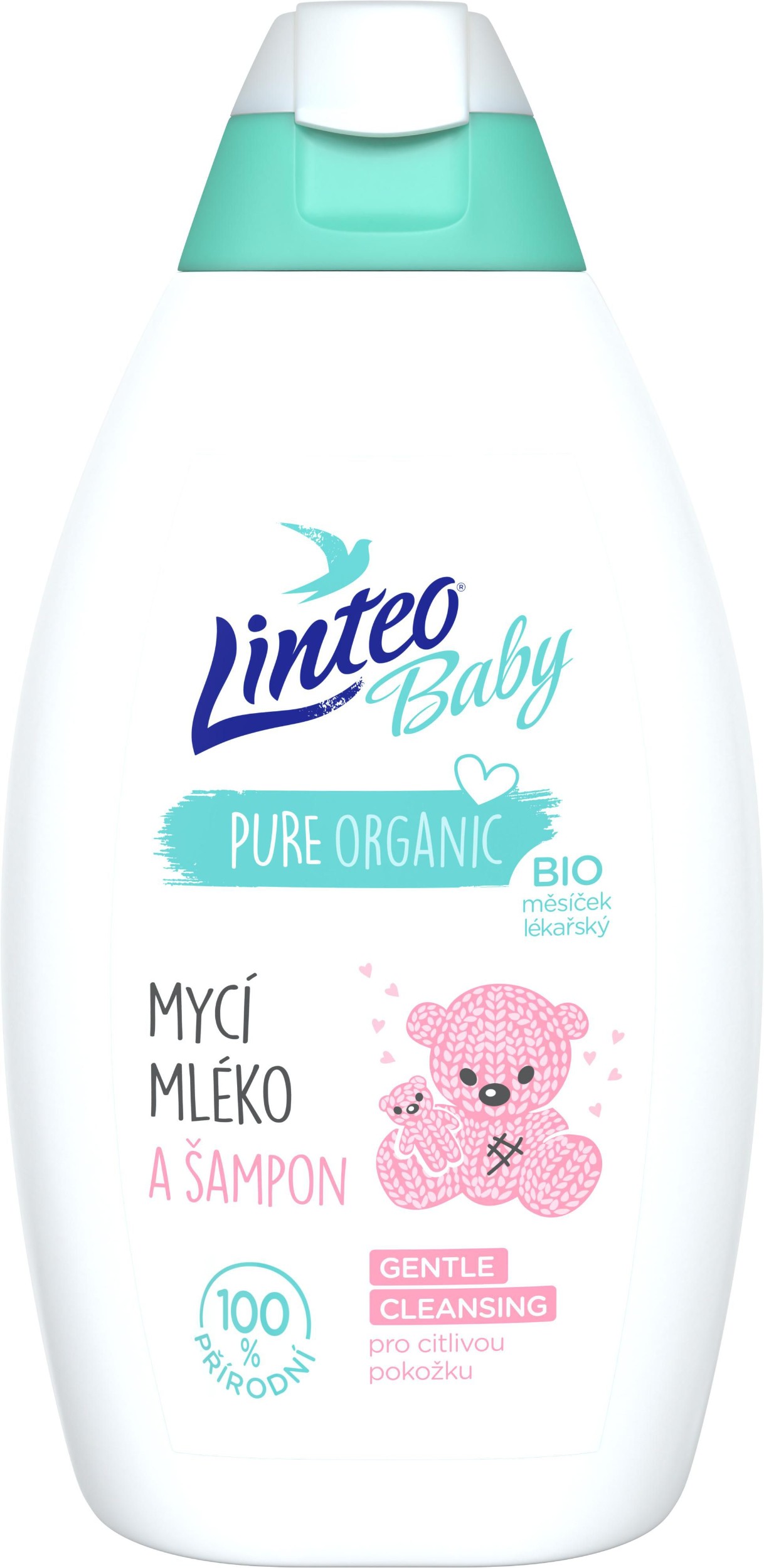 Svět dětí - Linteo Baby Mycí mléko a šampon 425 ml
