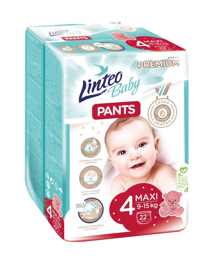 Svět dětí - LINTEO BABY Pants 4 MAXI (22ks)