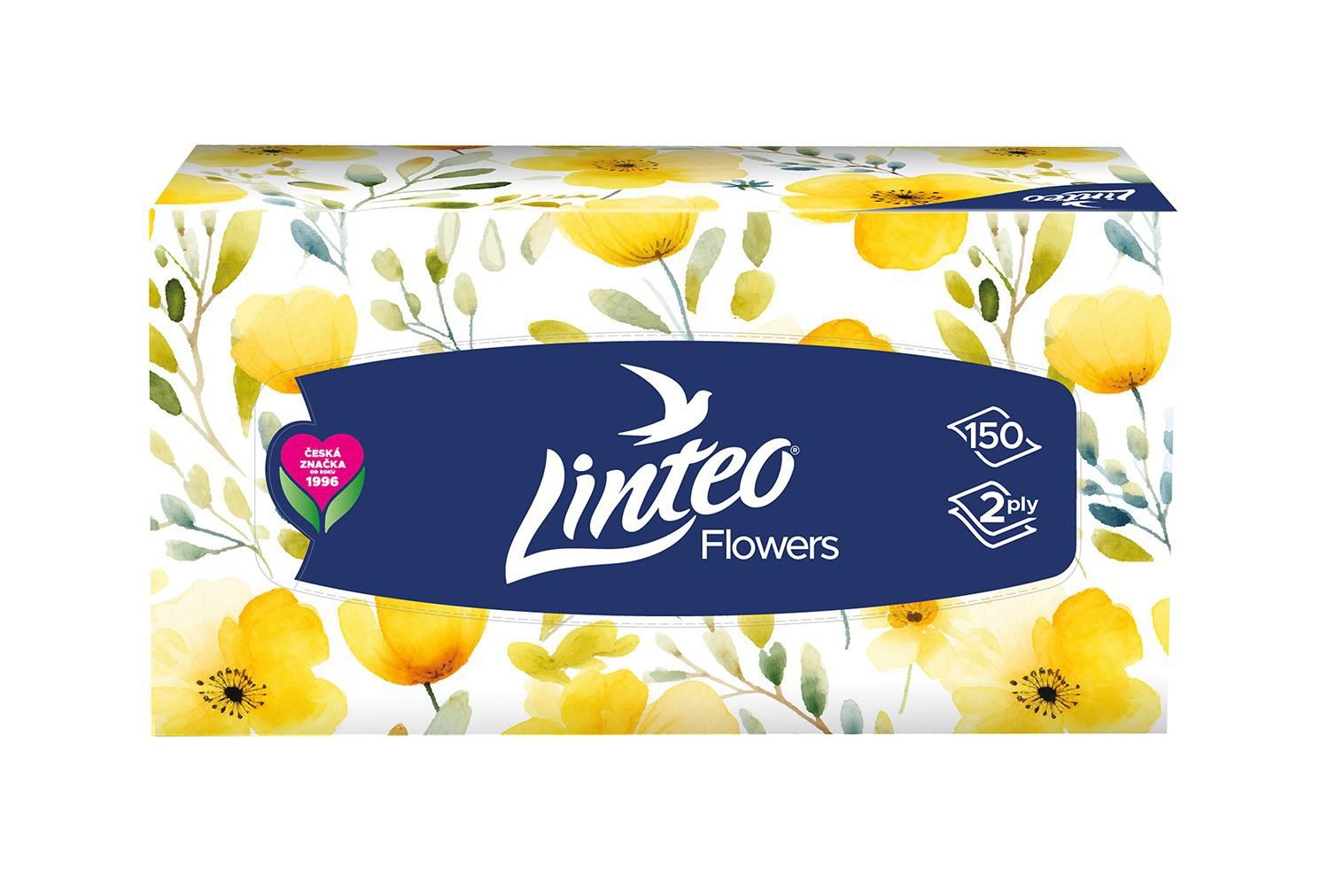 Linteo Papírové kapesníky 2 vrstvé 150ks-1