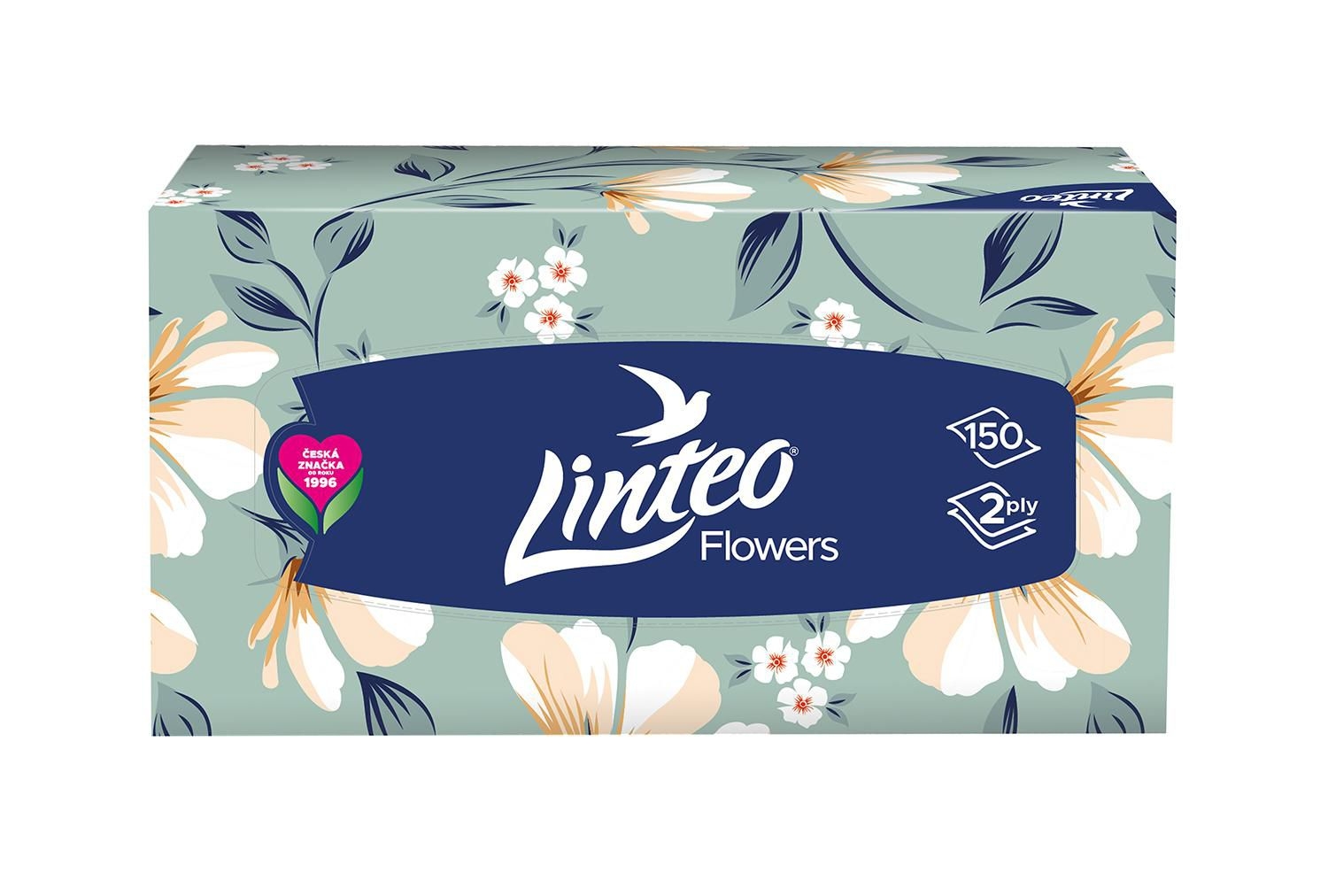 Linteo Papírové kapesníky 2 vrstvé 150ks-3