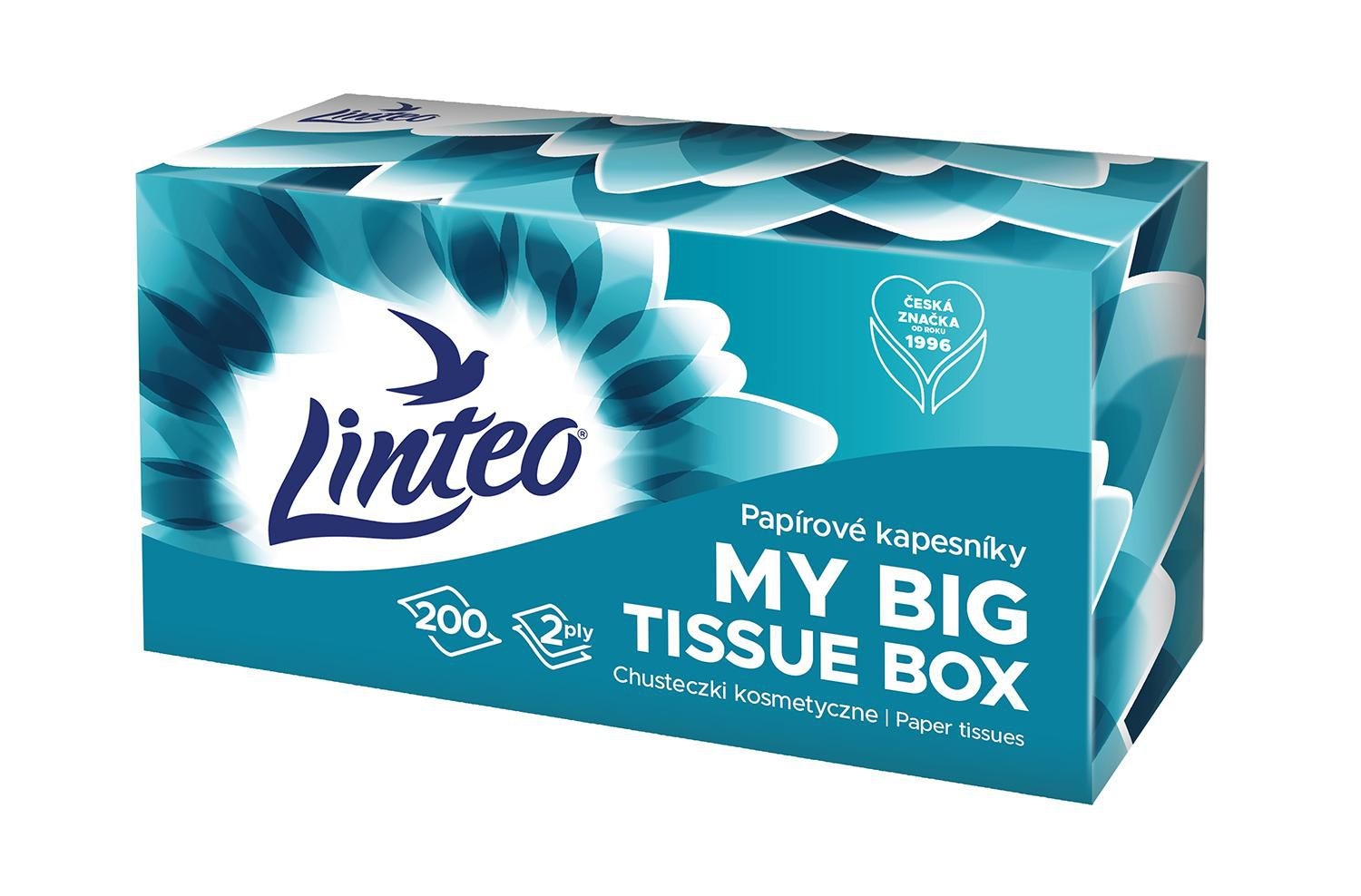 Linteo Satin papírové kapesníčky 200ks-0