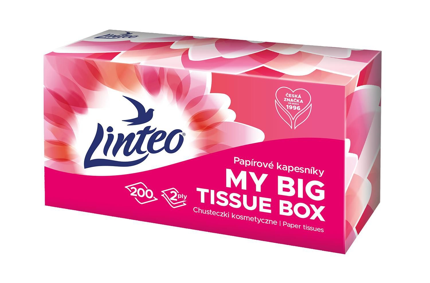Linteo Satin papírové kapesníčky 200ks-1