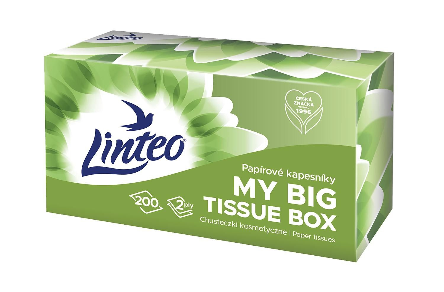 Linteo Satin papírové kapesníčky 200ks-2
