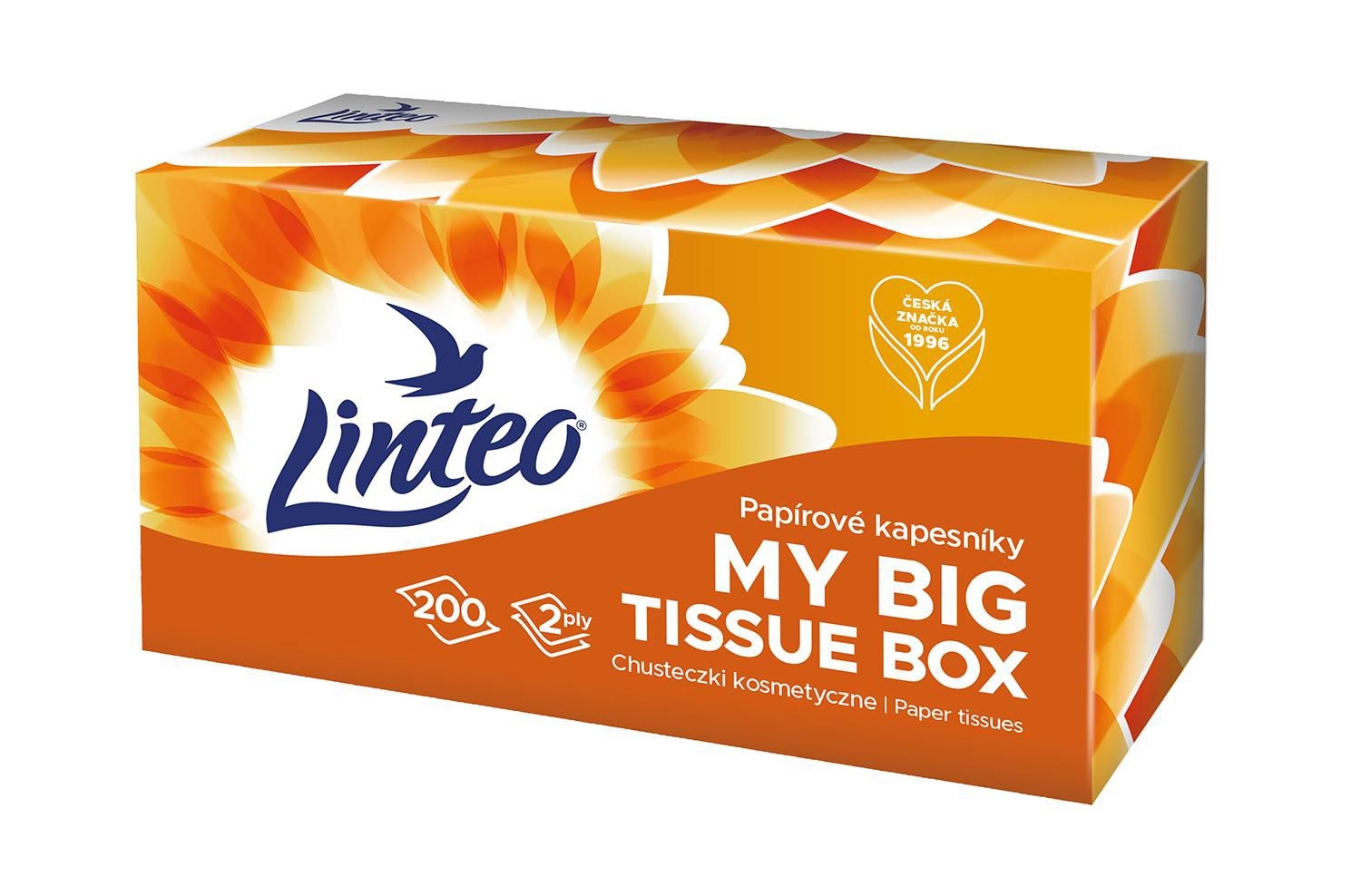 Linteo Satin papírové kapesníčky 200ks-3