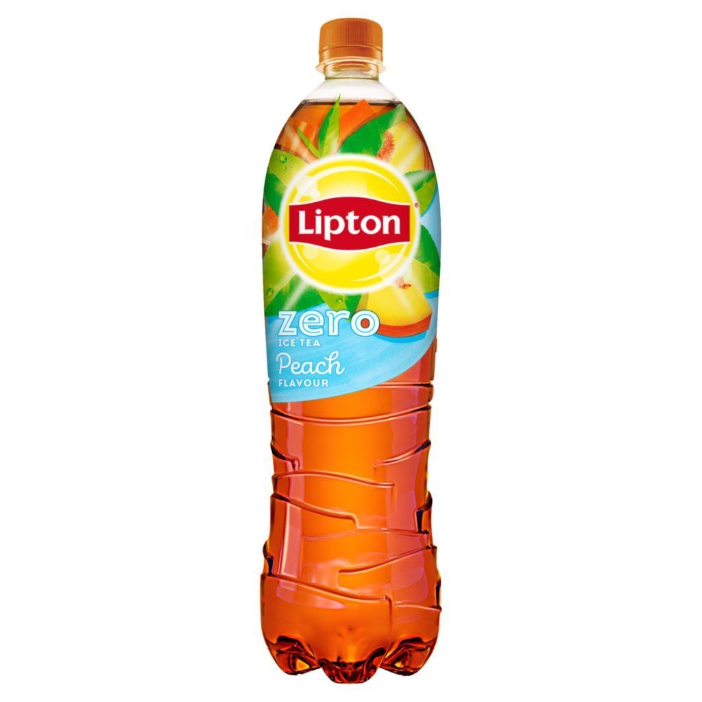 Nápoje - Lipton Black Peach Zero 1,5l