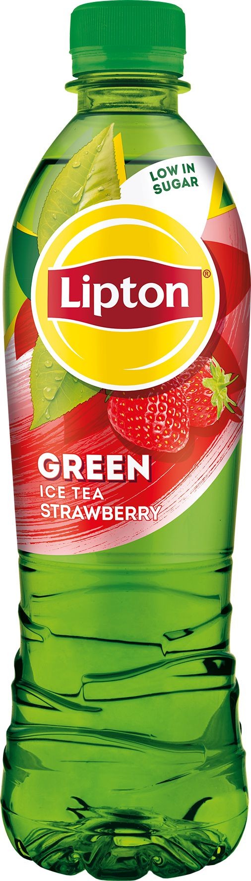 Nápoje - Lipton Green Strawberry 0,5l PET