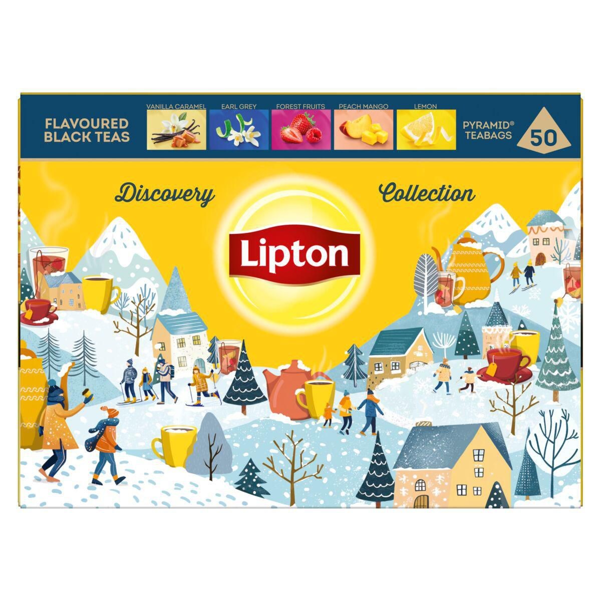 Nápoje - Lipton Variace černých čajů mix 82g