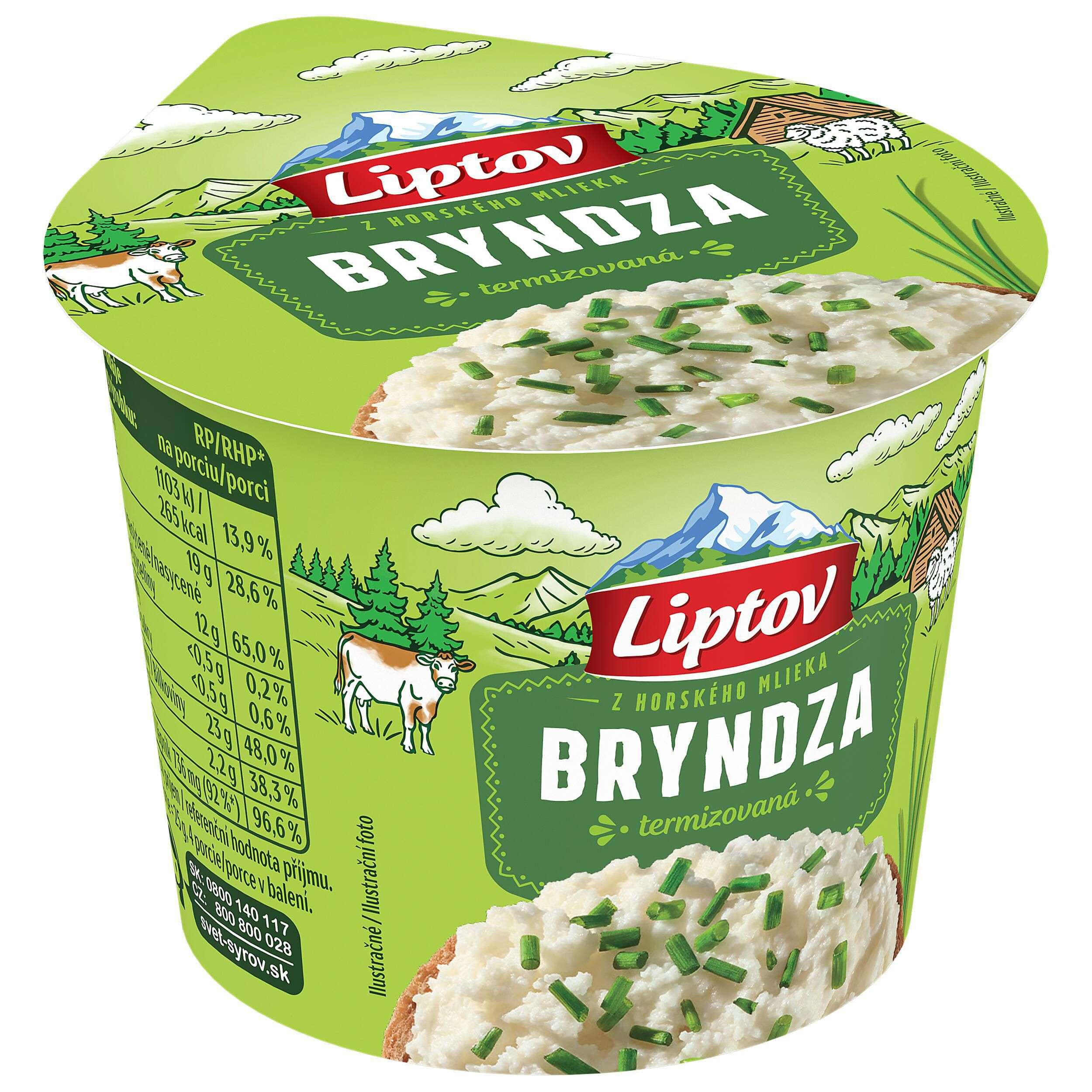 Liptov Bryndza plnotučný sýr termizovaný 100 g-0