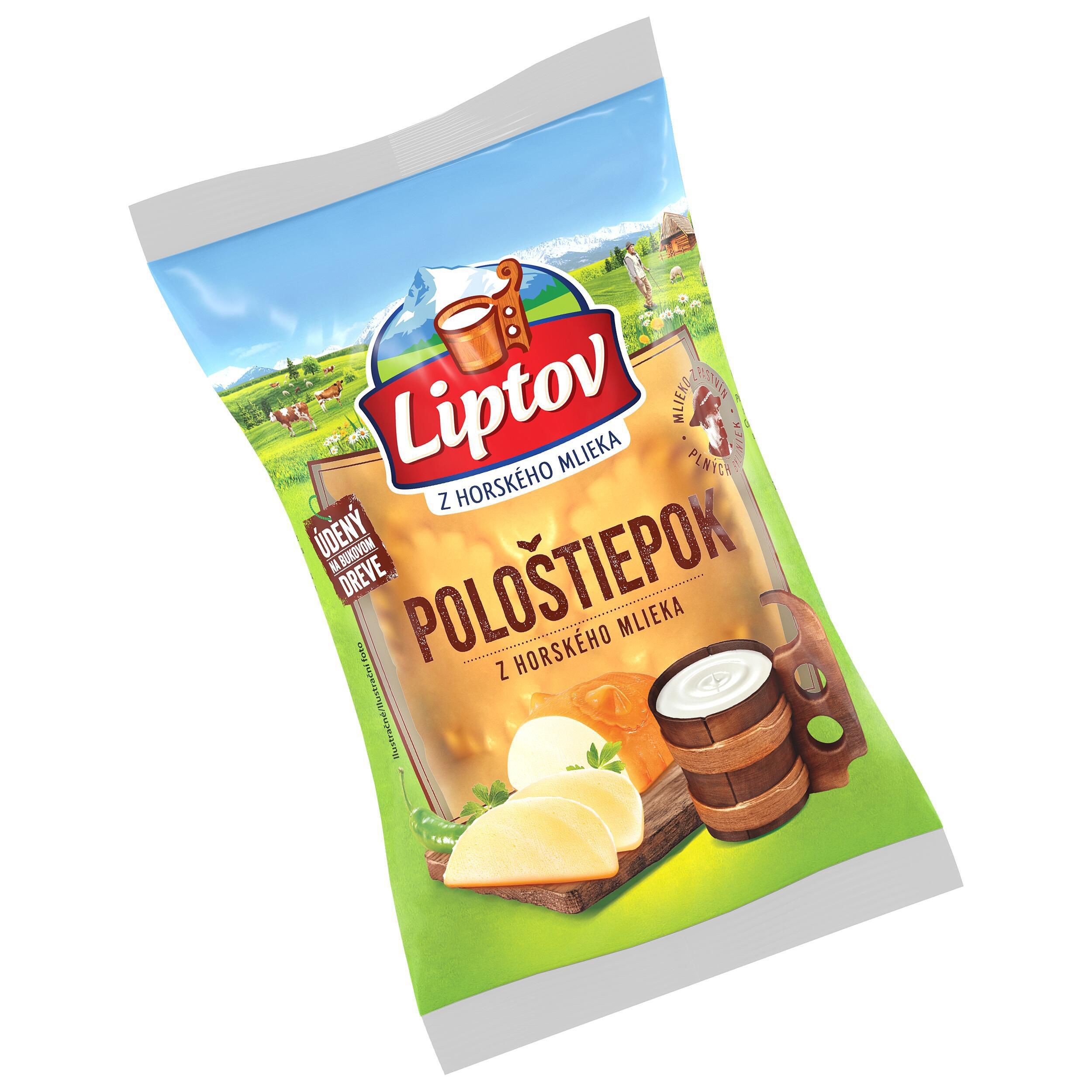 Mléčné a chlazené - Liptov Polooštiepok uzený 160g