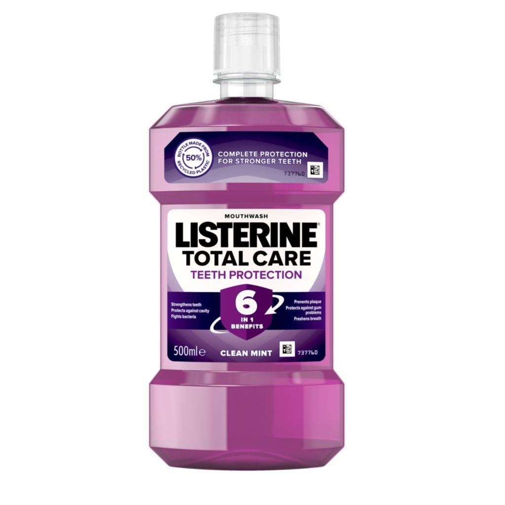 Drogerie a kosmetika - Listerine Total Care Teeth Protection 500 ml