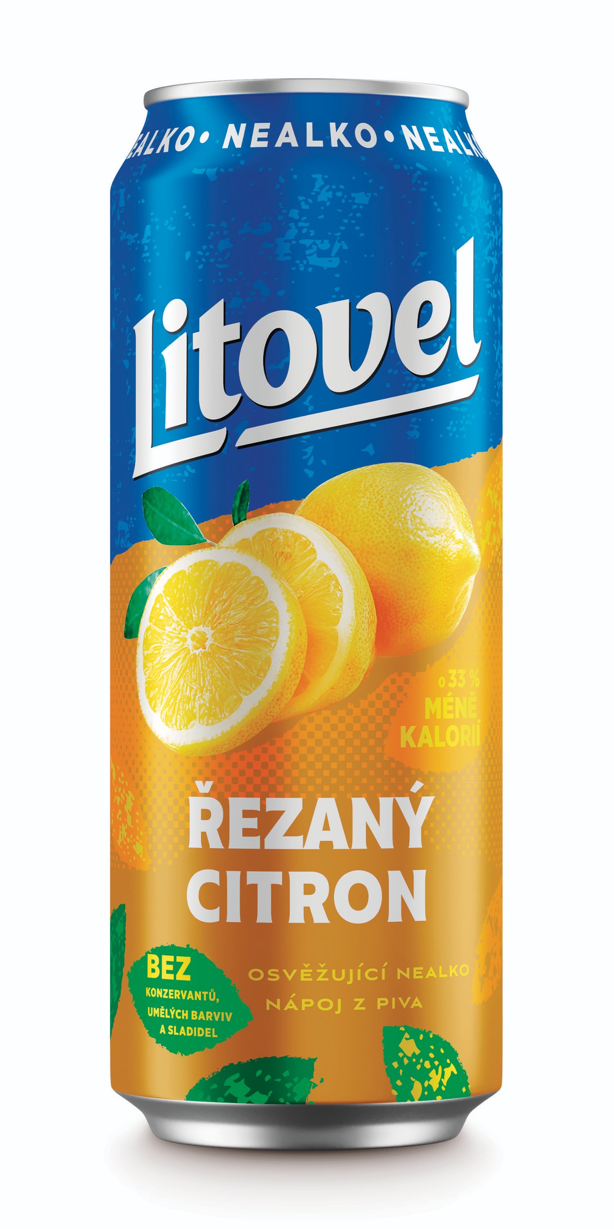 Nápoje - Litovel Řezaný citron nealko 0,5l