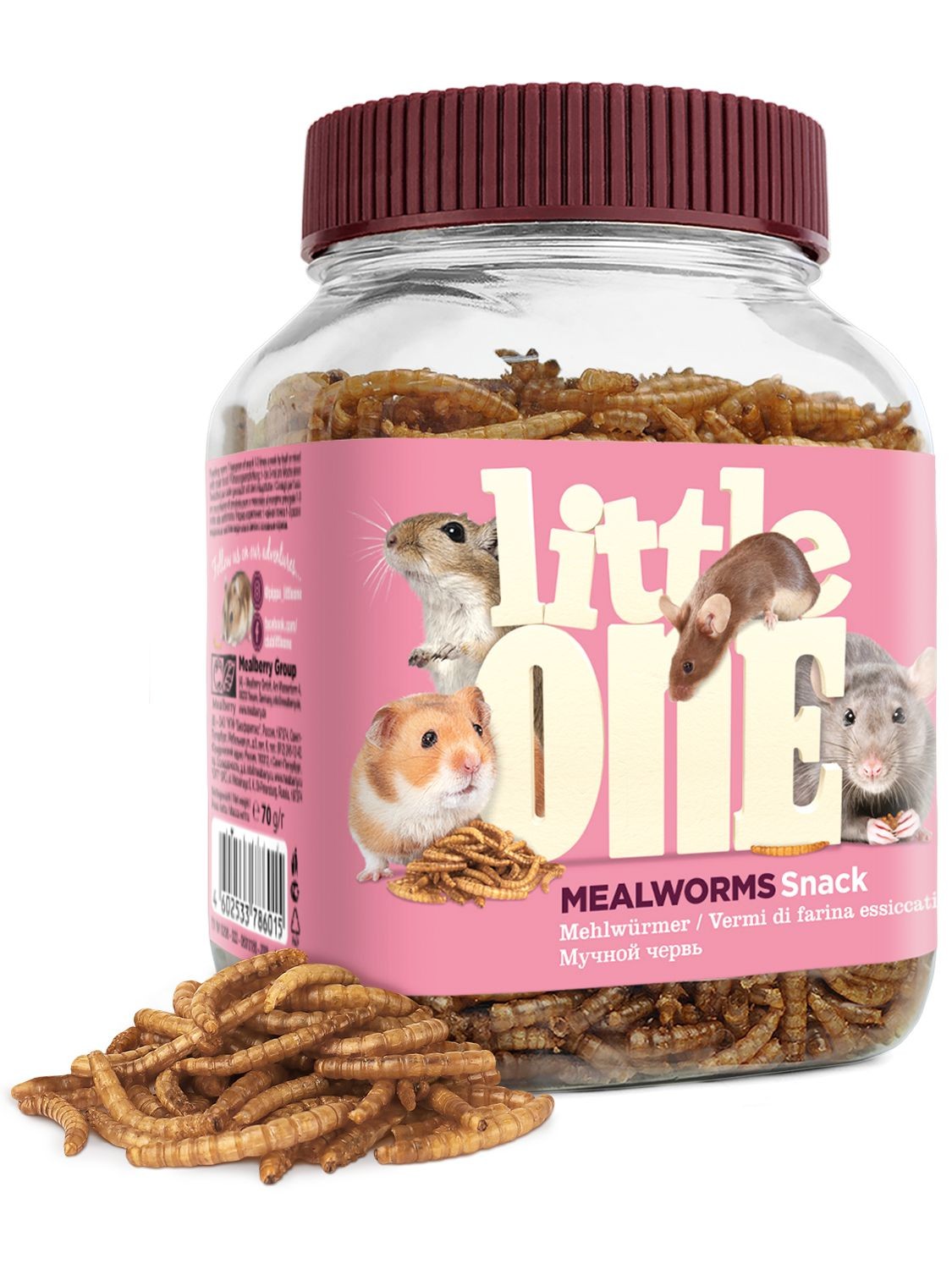 Svět zvířat - Little One mouční červi 70 g