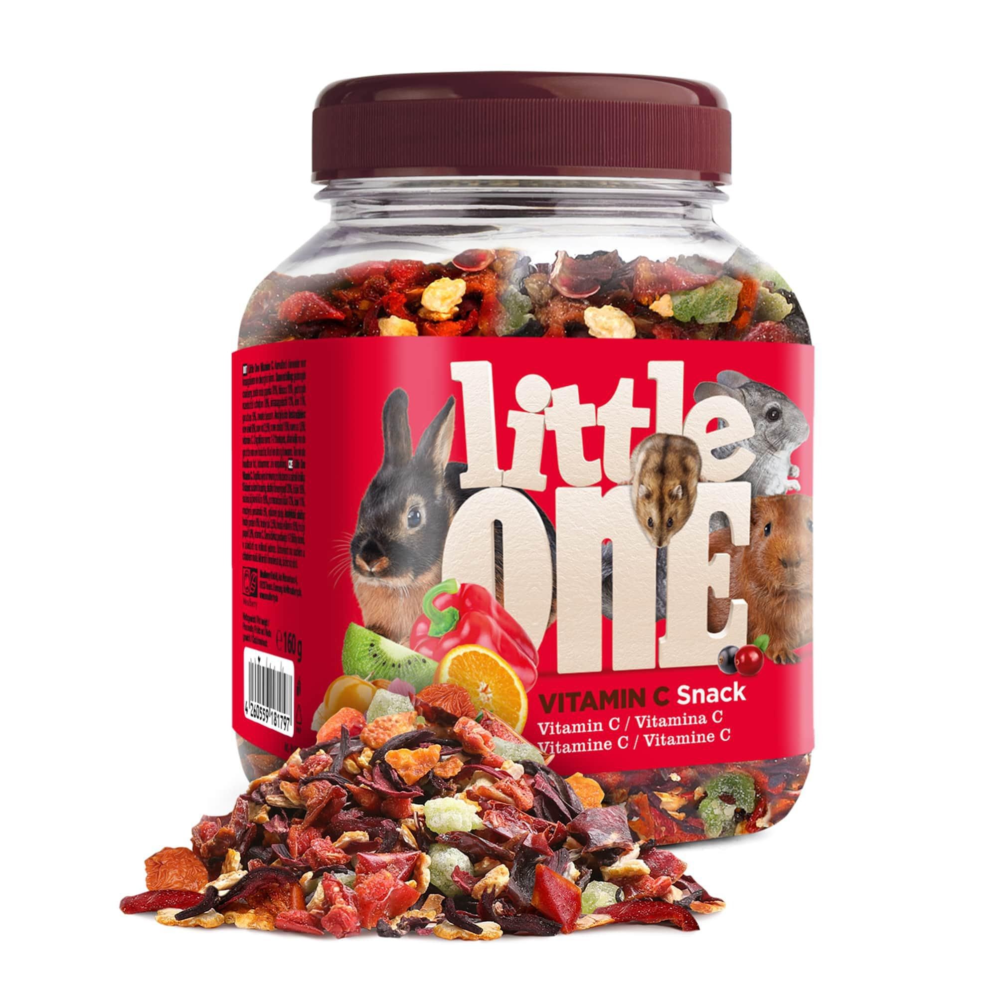 Svět zvířat - Little One směs s vitaminem C pamlsky pro hlodavce 160g