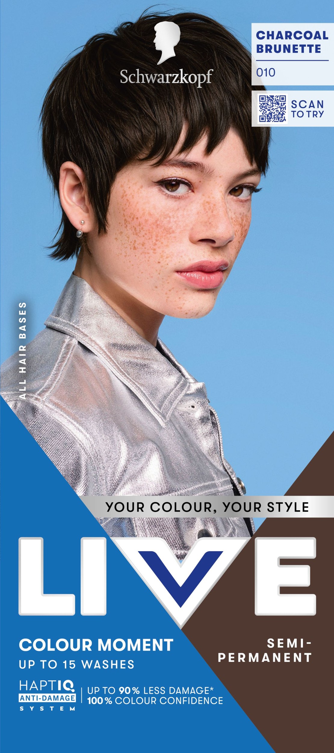 Drogerie a kosmetika - LIVE Colour Moment 010 Uhlově hnědá 50 ml