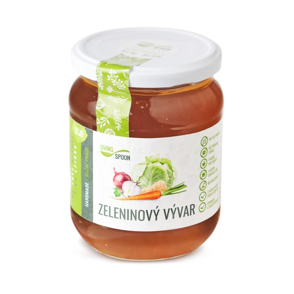 Hotová jídla - Living spoon Zeleninový vývar čirý 2 porce 560 ml