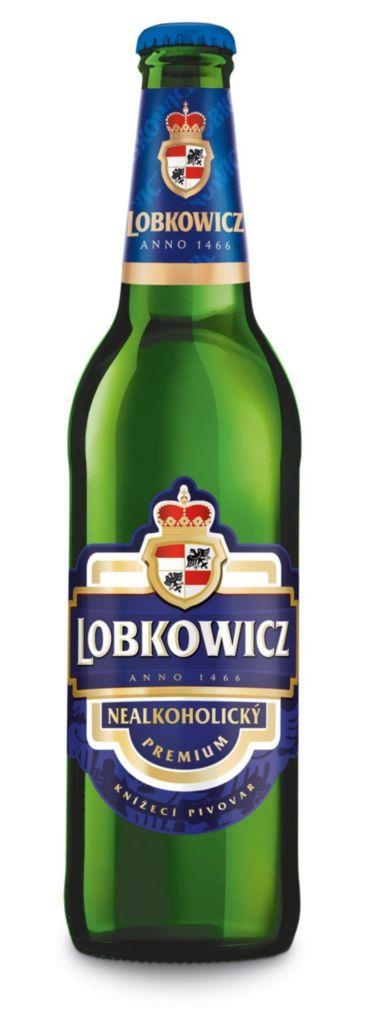Nápoje - Lobkowicz Premium světlý nealkoholický pivo 0,5 l