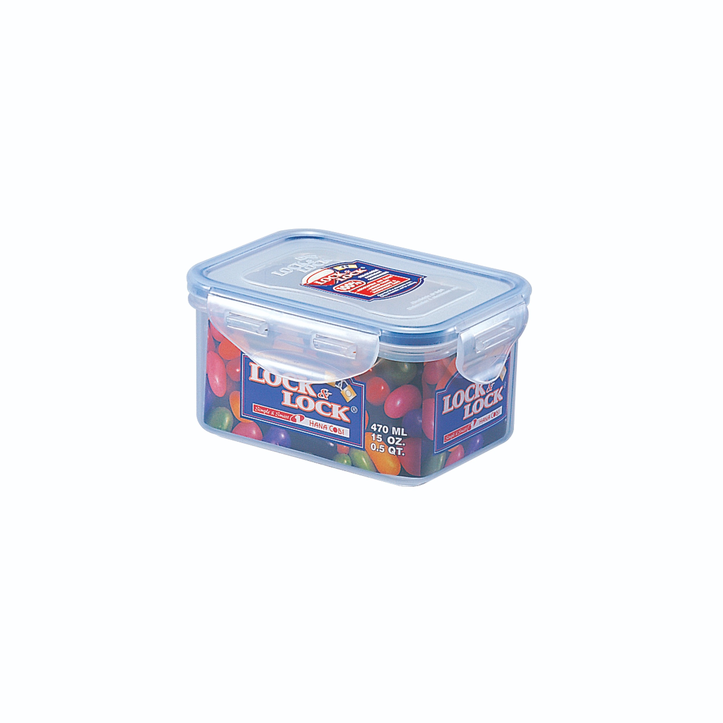 Domácnost a Zahrada - Lock&Lock Dóza na potraviny lock 13,5x10,2x6,8cm 470ml plast