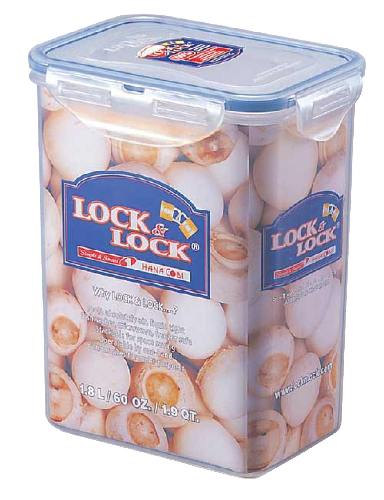 Domácnost a Zahrada - Lock&Lock Dóza na potraviny lock 15,1x10,8x18,5cm 1,8l plast