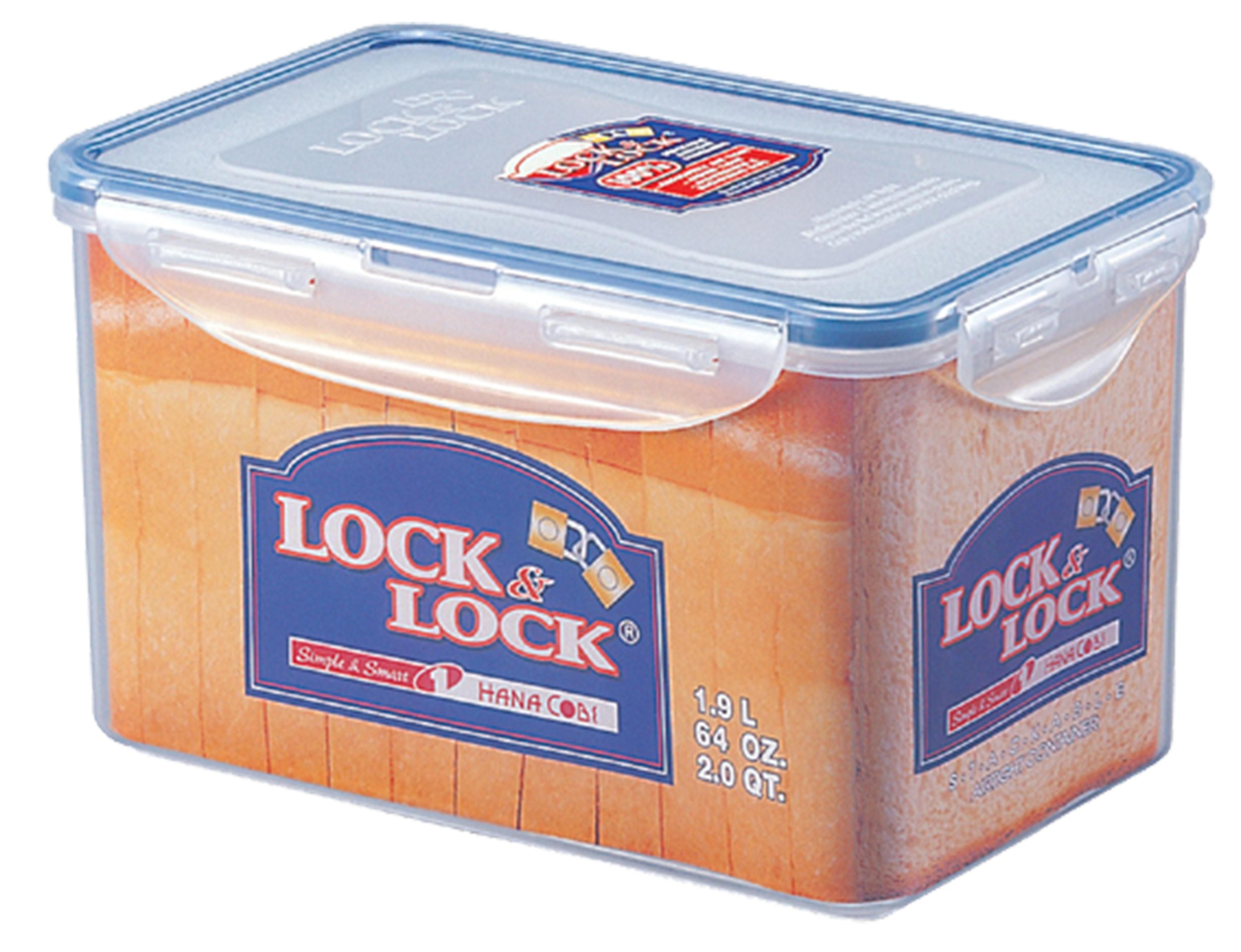 Domácnost a Zahrada - Lock&Lock Dóza na potraviny lock 20,5x13,4x11,8cm 1,9l plast